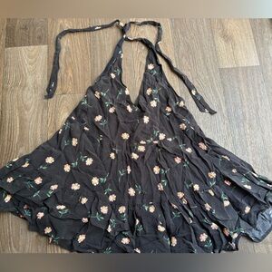 American Eagle Outfitters Black Floral Top